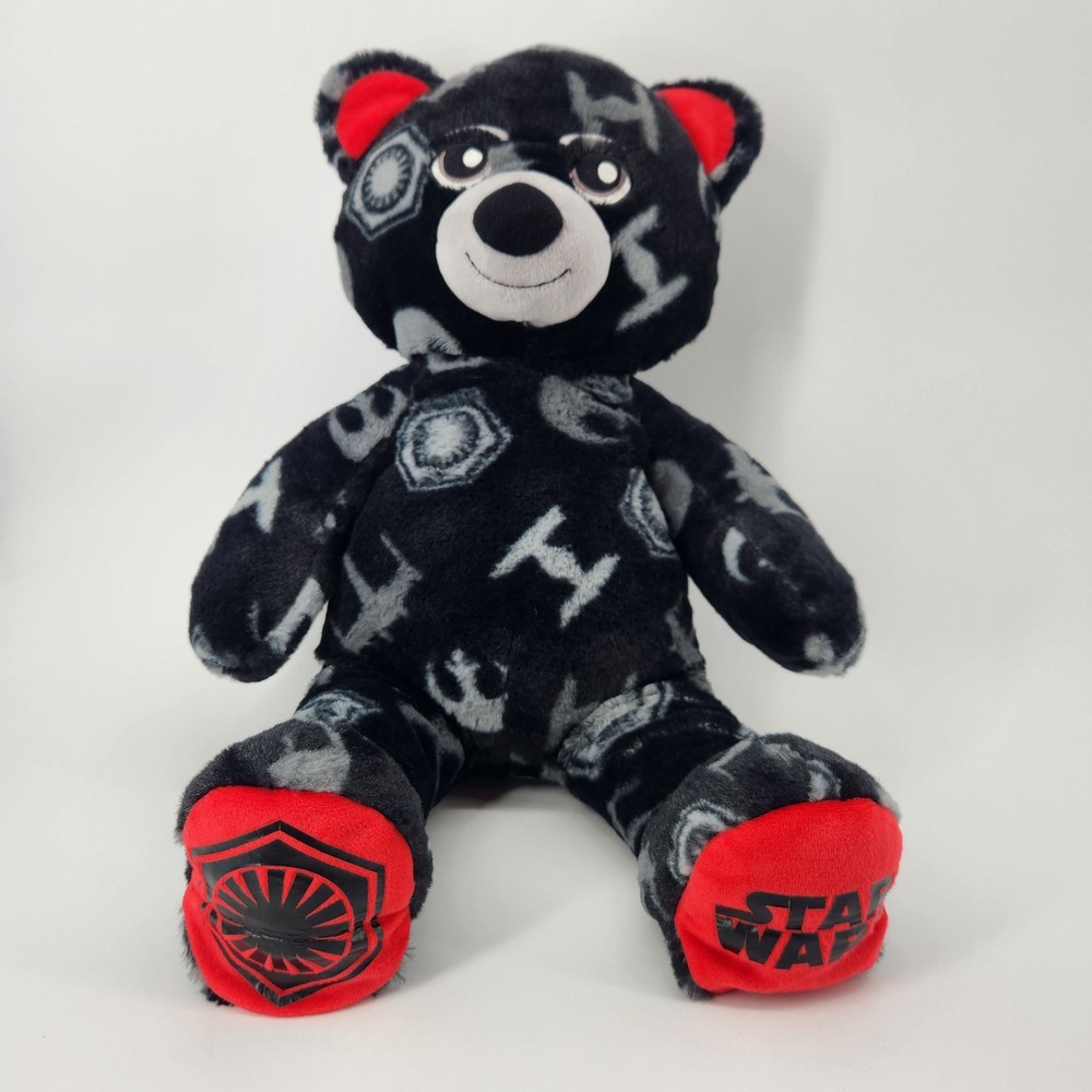 Build-A-Bear Star Wars Reversible First Order Resistance Plush‎ Teddy Bear 12"